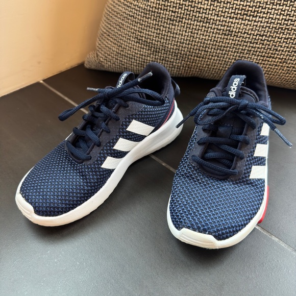 Adidas Racer Tr 2.0 Navy and White Running Shoes - Picture 2 of 7